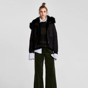 Zara Parka with Textured hood